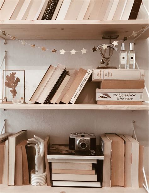 ⋆ The Cozykingdom‘s Guide To A Perfect Bookshelf Beige Aesthetic