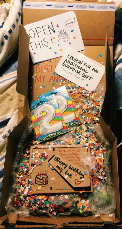 What can i make for my boyfriends birthday. This is the birthday package I sent my lover, more than ...