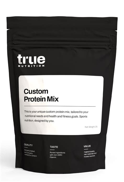 Build Your Own Custom Protein Mix Choose Flavor Sweetener