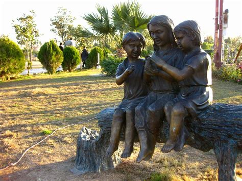 Kurdistanart Children Garden Statues At Shanidar Park In Erbil