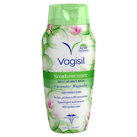 Vagisil Scentsitive Scents Cucumber Magnolia Daily Intimate Vaginal