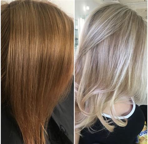 Makeover Box Dyed And Brassy To Bright Blonde Box Hair Dye Blonde