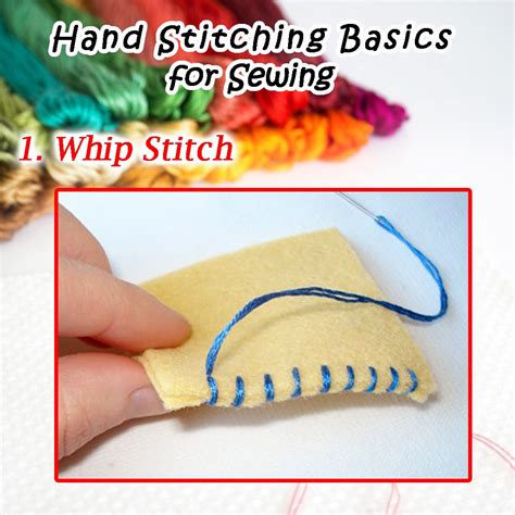 19 The Whip Stitch Is One Of The Easiest Hand Stitching Techniques You Can Learn It Is Made