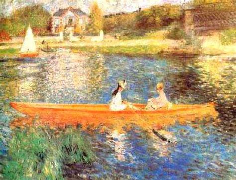 The Skiff By Pierre Auguste Renoir Renoir Paintings August Renoir