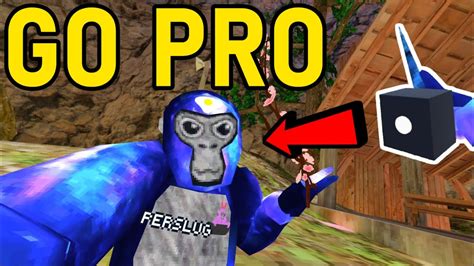 there s a go pro camera in gorilla tag vr wryser s gorilla tag go pro mod youtube