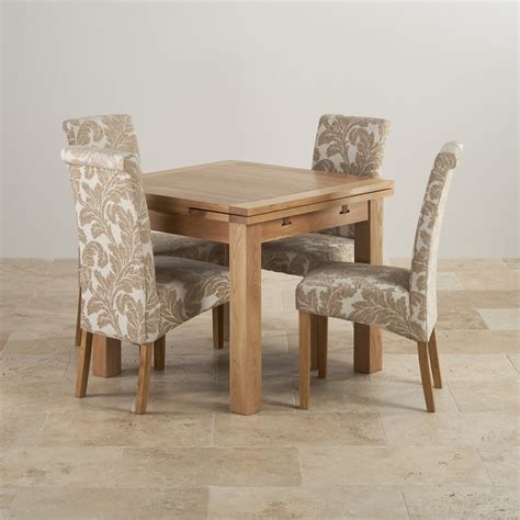 These products include restaurant table tops (quick ship & custom manufactured), restaurant dining chairs & barstools, restaurant booths (vinyl/upholstered & wood), restaurant table bases, community bases and restaurant casework (waste receptacles, buffet units, soda stations, hostess stations, etc.). Dorset Oak Dining Set - 3ft Table with 4 Beige Chairs