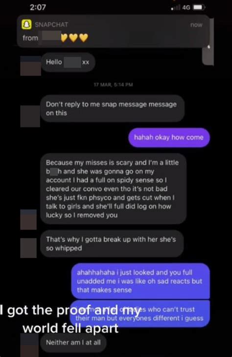 Woman Shares Texts Proving Boyfriend Was Cheating In Tiktok Video The