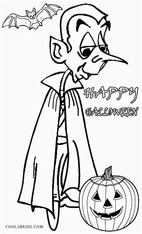 Printable Vampire Coloring Pages For Kids Cool2bkids Vampire