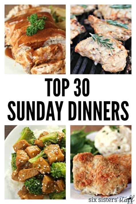 The best kind of sundays start with coffee and a crossword and end with the family—immediate or. The Top 30 Sunday Dinner Recipes | Healthy Chicken Recipes