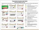 Publica SEP Calendario Escolar 2021-2022 para Educación Básica Boletín ...