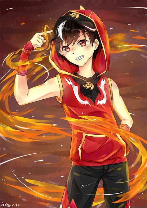 Boboiboy Blaze By Daisy Artz On Deviantart