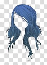 Bases Y Ropa De Sucrette Actualizado Blue Anime Hair Illustration