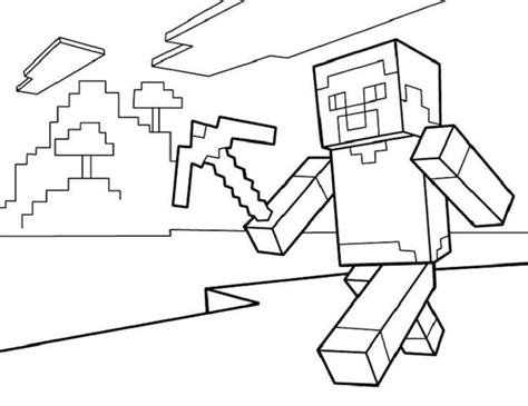 Minecraft Coloring Pages Steve Diamond Armor Minecraft Coloring Pages