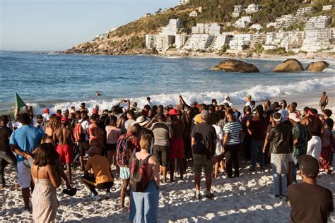 cape town race row erupts after black visitors cleared from beach rnz news