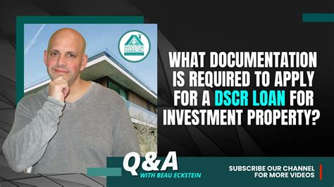 What Documentation Is Required To Apply For A Dscr Loan For Investment