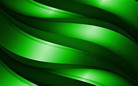 Abstract green and yellow waving background. Download wallpapers green 3D waves, abstract waves ...