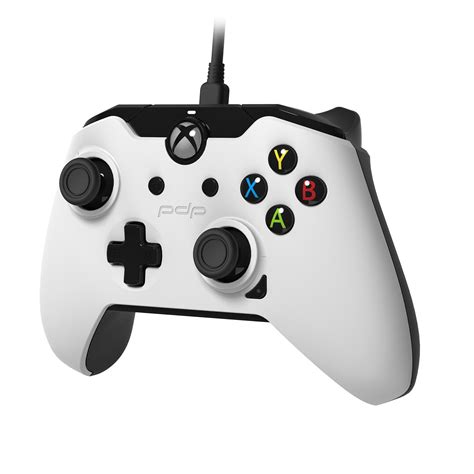 Pdp Wired Controller For Xbox One And Windows White Xbox One Computer