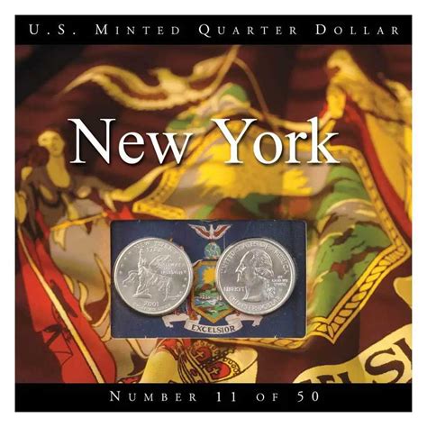 2001 New York Quarter State Quarter Coins Of America