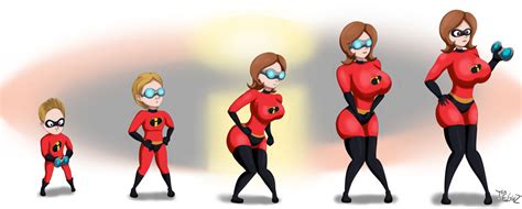 dashiell turning into elastigirl by thatfreakgivz on newgrounds