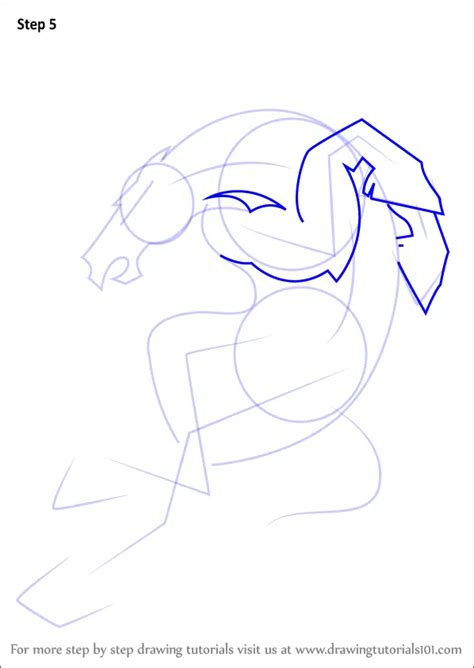 Learn How To Draw Denver Broncos Mascot Nfl Step By Step Drawing