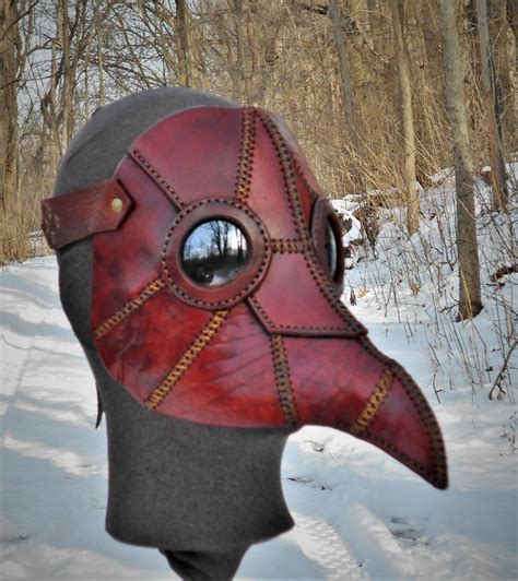 Leather Mask Apocalyptic Dystopia Rising Futuristic Survivor Etsy