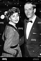 Newlyweds COUNTESS AFDERA FRANCHETTI and HENRY FONDA pose during ...