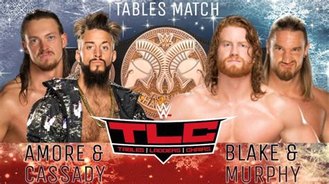 Here is the full match list for tlc: WWE TLC 2016 Match-Card - YouTube