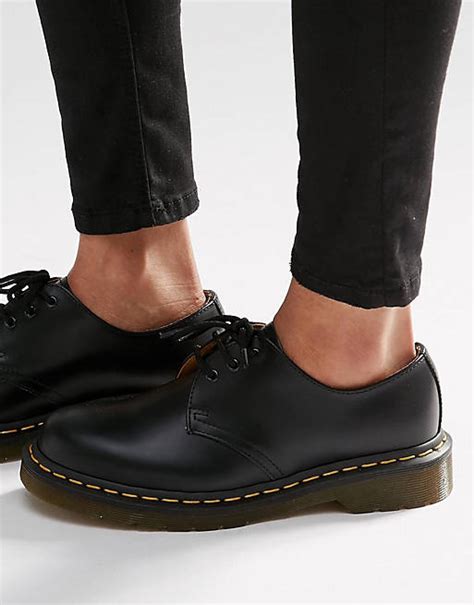 Dr Martens 1461 3 Eye Smooth Leather Oxford Shoes Asos