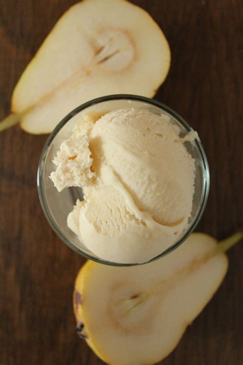 Caramelized Pear Ice Cream Recipe On Food52 Recipe Pear Ice Cream