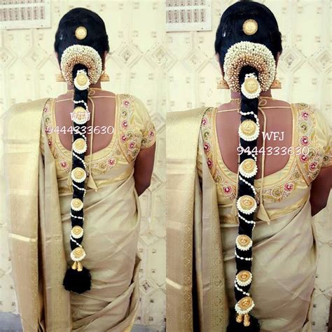 20 Brides Who Picked Matching Flower Jadas South Indian Bride Hairstyle Indian Wedding