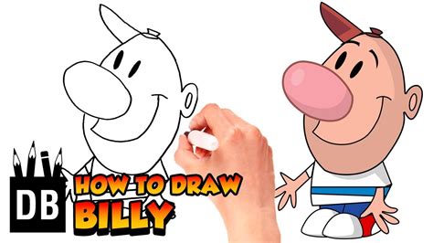 How To Draw Billy Billy And Mandy Cartoon 4 Kids Youtube