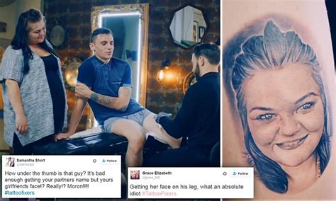 Tattoo Fixers Viewers Despair Over Man With Wifes Entire Face Tattooed