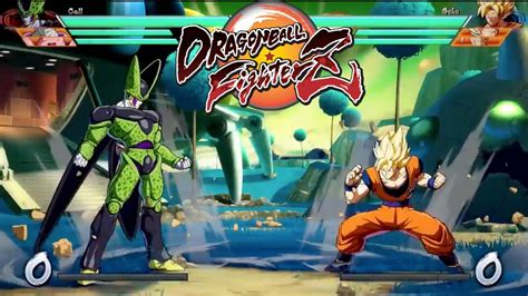 Perfect Cell Vs Super Saiyan Goku Dragon Ball Fighterz New Gameplay