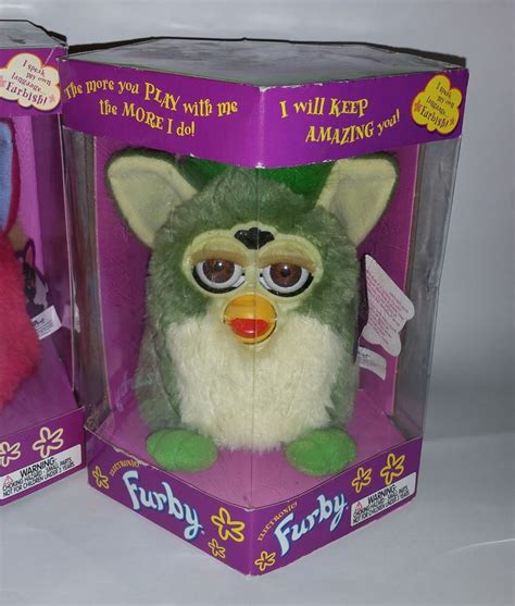 Original Vintage 1998 Furby Lot 90s Toys Limited Edition Rare Tiger