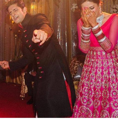 Photos Ravi Dubey And Sargun Mehtas Wedding Reception