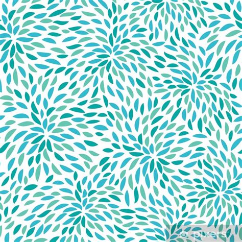 Vintage pattern with branches, leaves and dots. Vector flower pattern. Seamless floral background. Poster ...