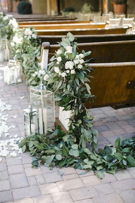Diy outdoor wedding decorations outdoors wedding ideas photo walls. Eucalyptus Wedding Decor Ideas For Amazing Spring in 2020 | Wedding aisle outdoor, Wedding ...