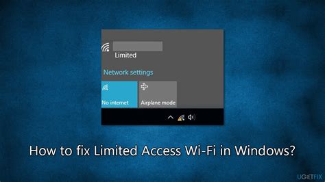How To Fix Limited Access Wi Fi In Windows