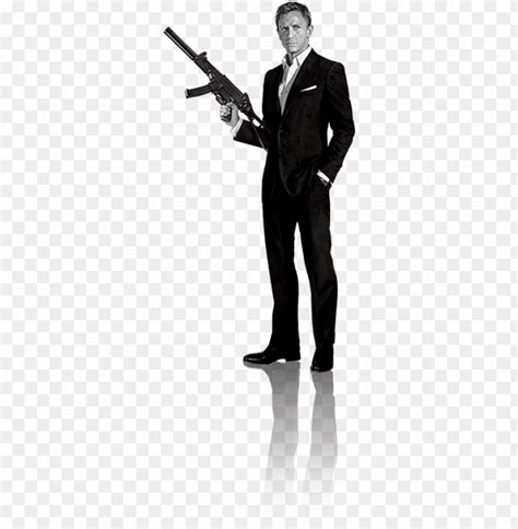 Free Download Hd Png James Bond Daniel Craig James Bond Black And