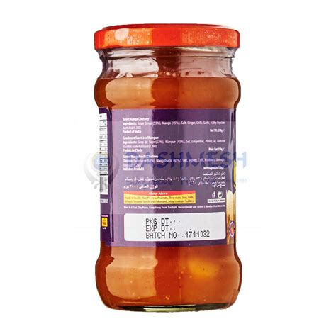 Vimal Sweet Mango Chutney 350g Dashmesh Singapore Indian Food