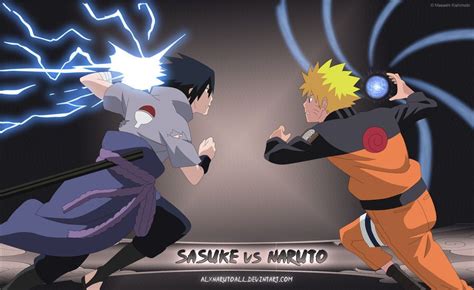 Sasuke Vs Naruto By Alxnarutoall On Deviantart Naruto Birthday