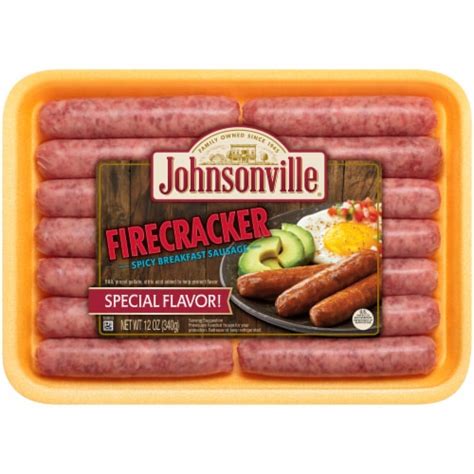 Johnsonville Firecracker Spicy Breakfast Sausage 12 Oz Dillons Food