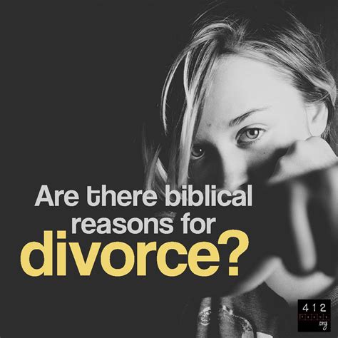 The Bible Gives Two Reasons For Divorce 1 Sexual Immorality Committed By Either Spouse See