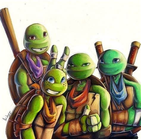 I Think They Look Cute Without Their Masks Teenage Mutant Ninja Turtles Art Teenage Mutant