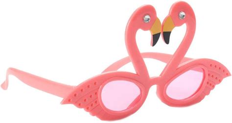 Amazon Luoem Flamingo Eye Glasses Hawaiian Eyeglasses Dance Party