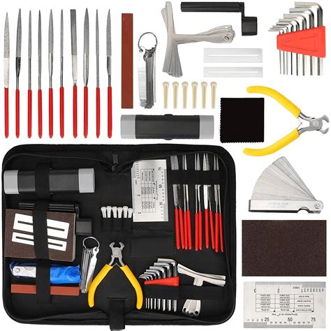 Guitar Repair Tool Set 45pcs Guitar Care Kit Heartdeco