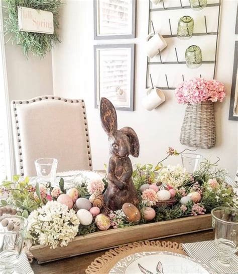 Farmhouse Spring Decorating Simple Easter Decor Easter Table