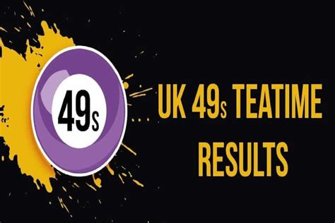 Uk 49s Teatime Results Today 20 May 2024 Winning Number List Live