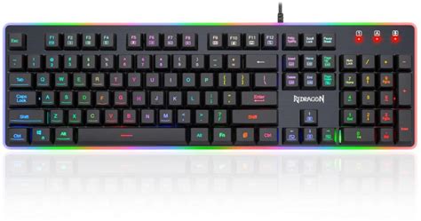 Redragon K509 Dyaus2 Rgb Gaming Keyboard Quiet Low Profile Mechanical