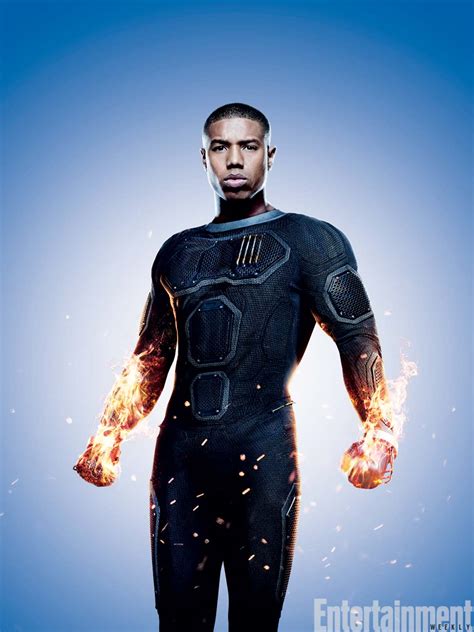 New Image Of Michael B Jordan As The Human Torch Marvel